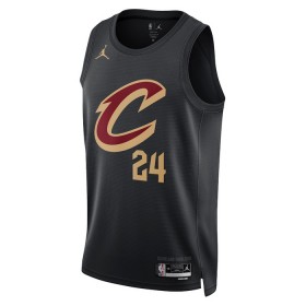 Män Cleveland Cavaliers Tröja Lauri Markkanen 24 Jordan 2022-23 Statement Edition Svart Swingman
